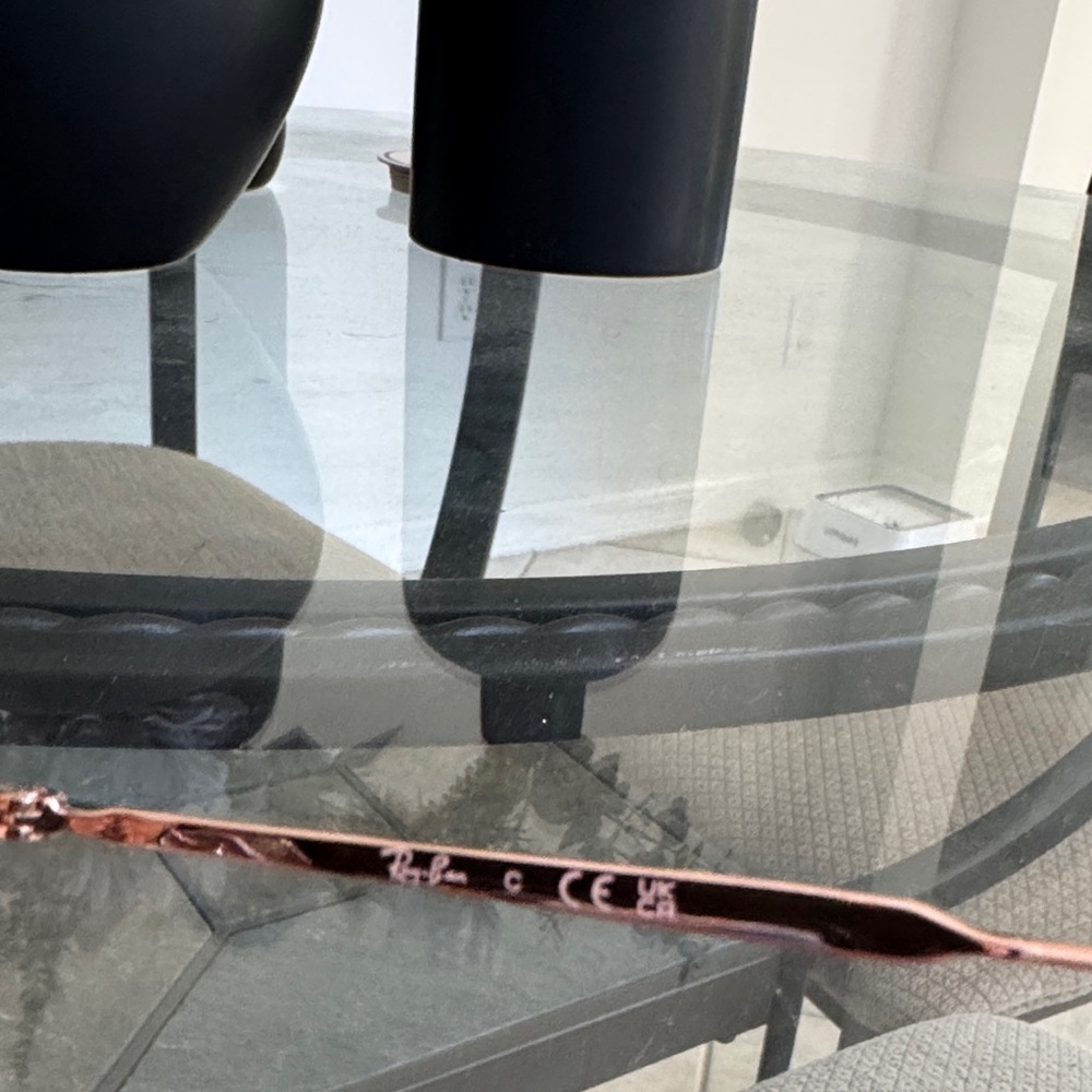 Ray-Ban Sunglasses with Pink Frames and Brown Lenses - Picture 4 of 6